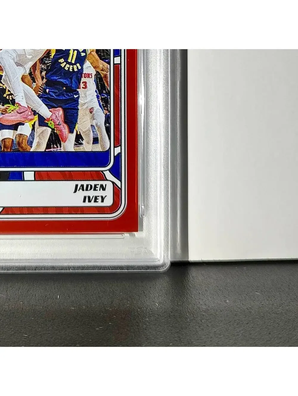 Jaden Ivey 2024-25 Panini NBA #17 Sticker 57/100 Red Foil PSA 8 NM-MT